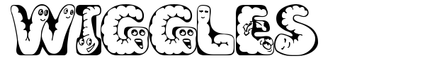 Wiggles font preview