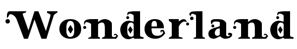 Wonderland font
