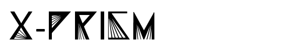 X-Prism font