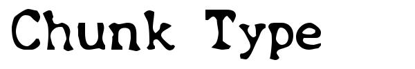 Chunk Type font