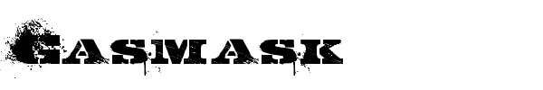 Gasmask font preview