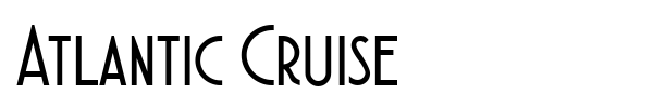 Atlantic Cruise font preview