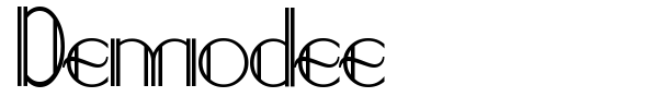 Demodee font
