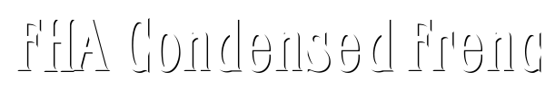 FHA Condensed French NC font