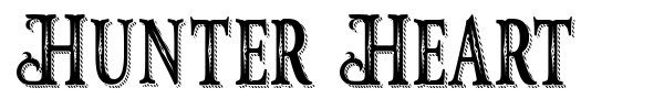 Hunter Heart font
