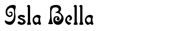 Isla Bella font