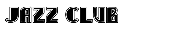 Jazz Club font