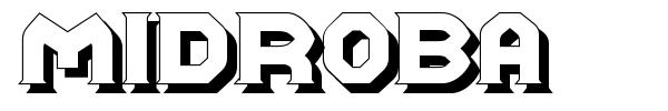Midroba font