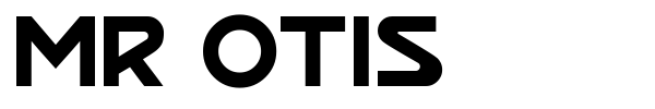 Mr Otis font