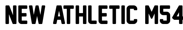 New Athletic M54 font