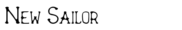 New Sailor font