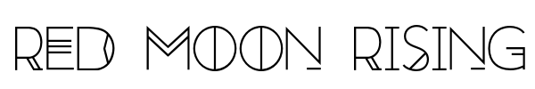 Red Moon Rising font
