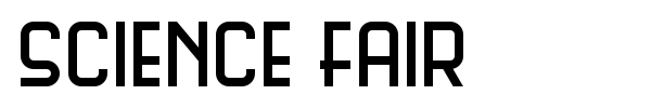Science Fair font