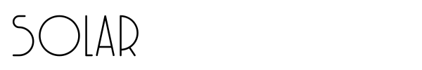 Solar font
