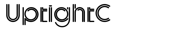 UptightC font