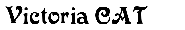 Victoria CAT font