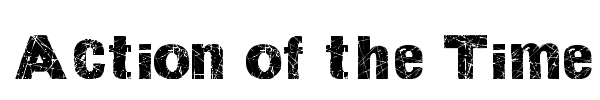 Action of the Time font