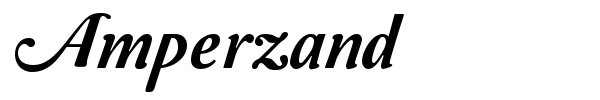 Amperzand font preview