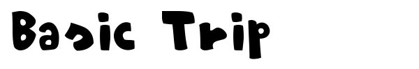 Basic Trip font