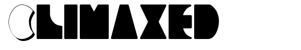 Climaxed font