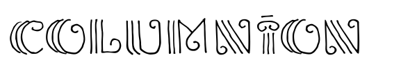 Columnion font