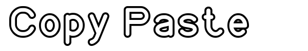 Copy Paste font