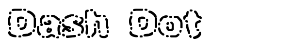 Dash Dot font