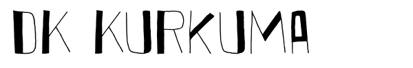 DK Kurkuma font