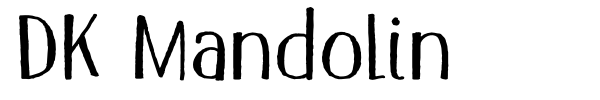 DK Mandolin font
