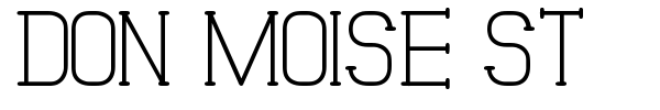 Don Moise St font