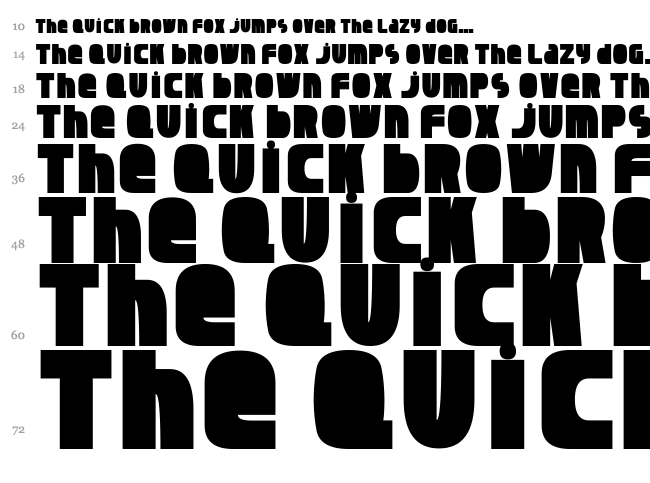 Dragonfly font waterfall