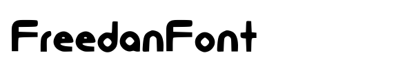 FreedanFont font