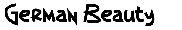 German Beauty font
