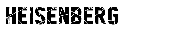 Heisenberg font