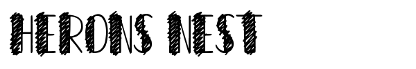 Herons Nest font