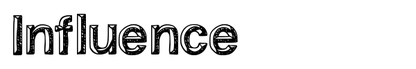 Influence font preview