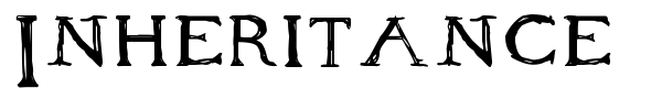 Inheritance font