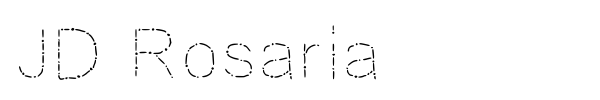 JD Rosaria font