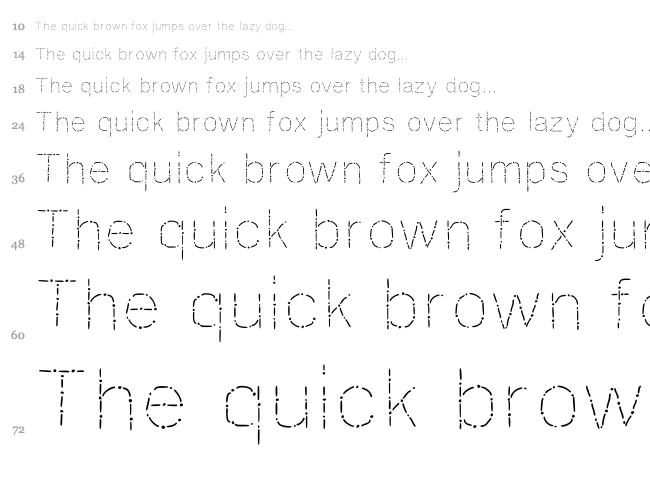 JD Rosaria font waterfall