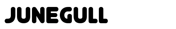 Junegull font preview
