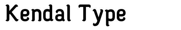 Kendal Type font