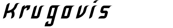 Krugovis font