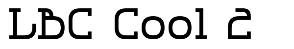 LBC Cool 2 font