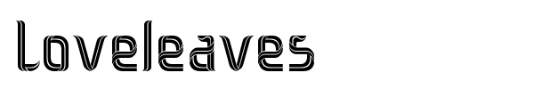 Loveleaves font