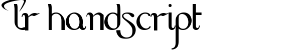 LR HandScript font