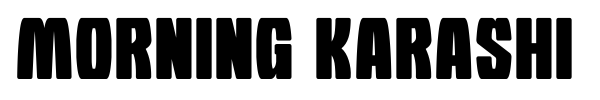 Morning Karashi font preview