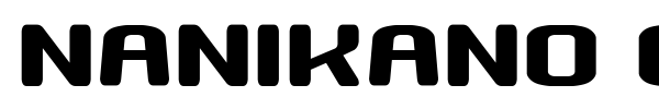 Nanikano Capsule font