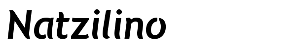 Natzilino font