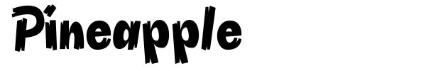 Pineapple font