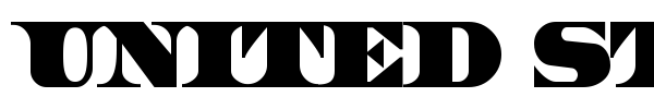 United States font